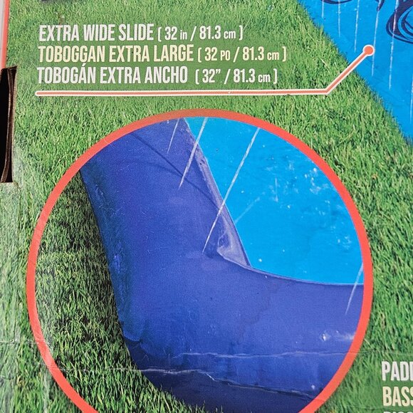 Nerf Super Soaker Soaker Built In Powered Hose Blaster 16ft Water Slide - Picture 11 of 12